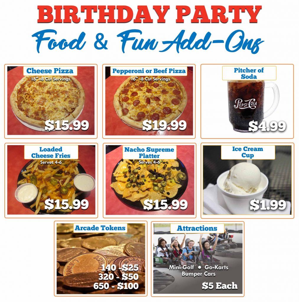 WKE Birthday Food Add-Ons 2023